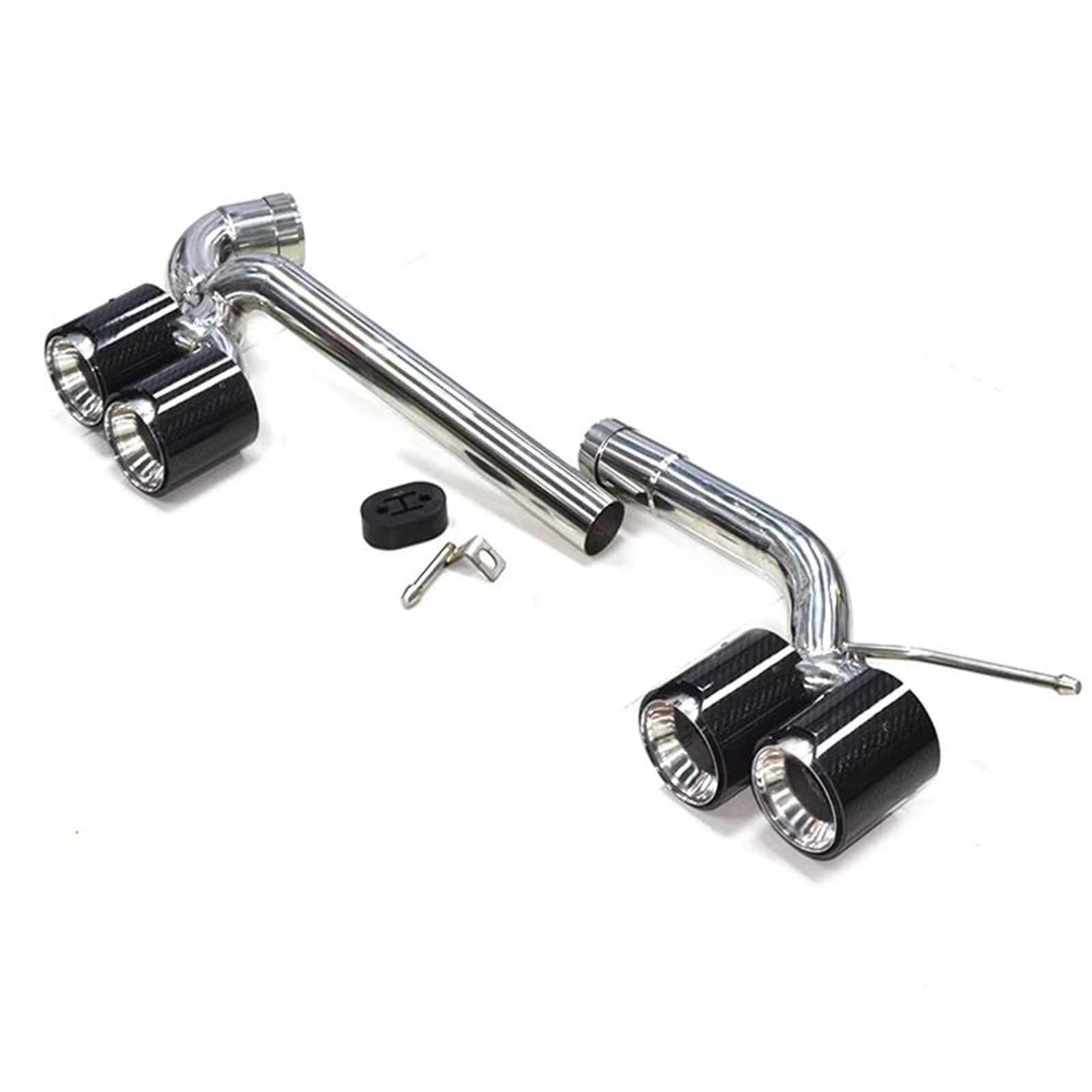 Endrohrblenden Quad-Auto-Auspuffblende Endrohr Für F30 F31 320i 318i 2013–2016 Upgrade Für M3 Stoßstange Carbon Fiber Tip Auspuffanlage Auspuff Endrohr(Carbon B) von DZSNBMSHD