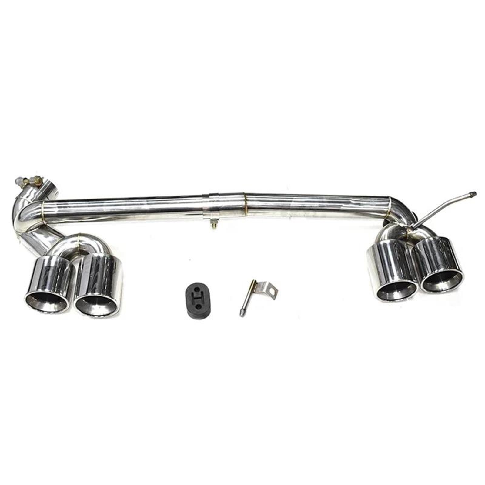 Endrohrblenden Quad-Auto-Auspuffblende Endrohr Für F30 F31 320i 318i 2013–2016 Upgrade Für M3 Stoßstange Carbon Fiber Tip Auspuffanlage Auspuff Endrohr(Silber) von DZSNBMSHD