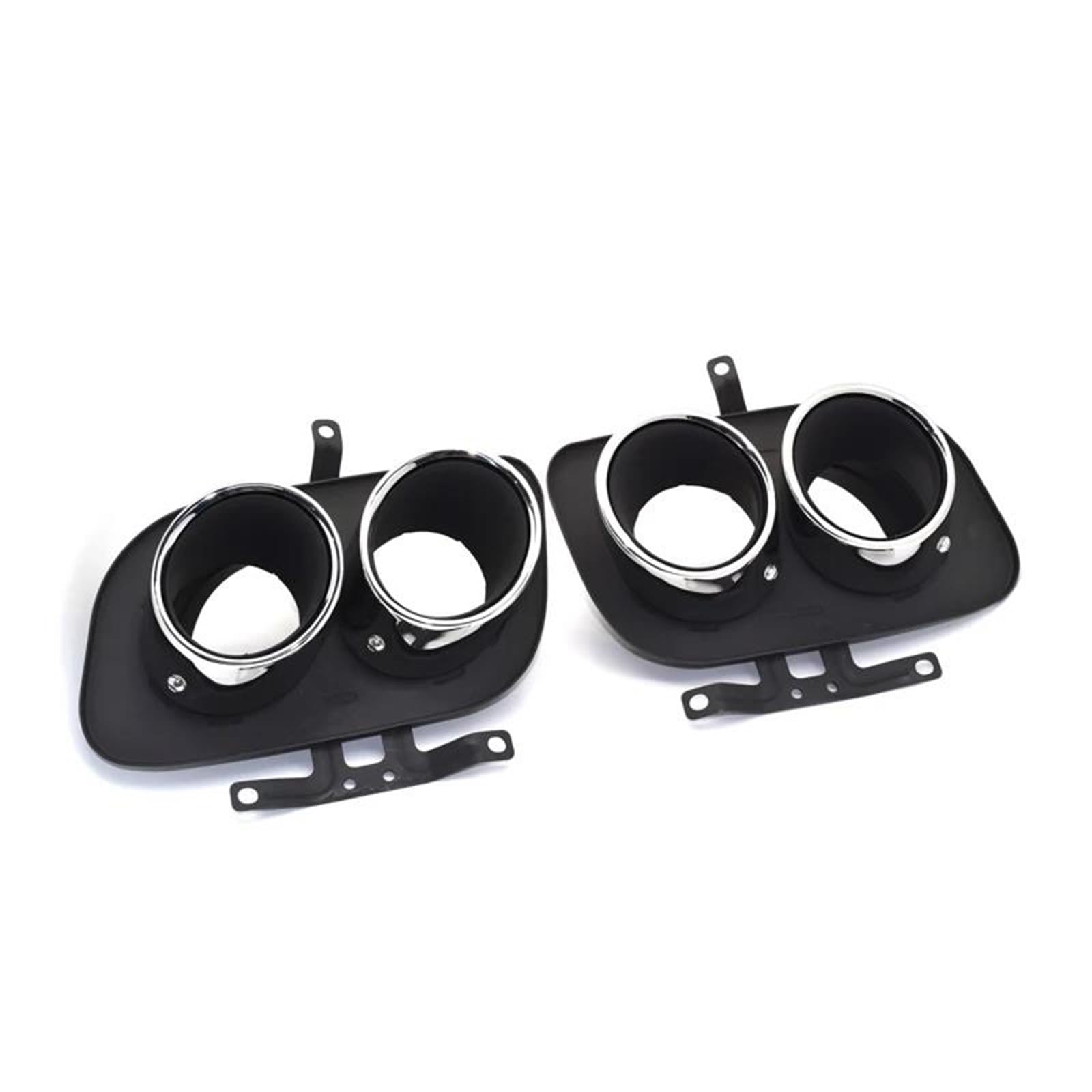 Endrohrblenden Quad-Auto-Auspuffblende Für 992 Für Carrera 2/4/S/4S 304 Edelstahl-Schalldämpferspitze Endrohr Auspuffanlage Düsenspitzen Auspuff Endrohr(Silber) von DZSNBMSHD