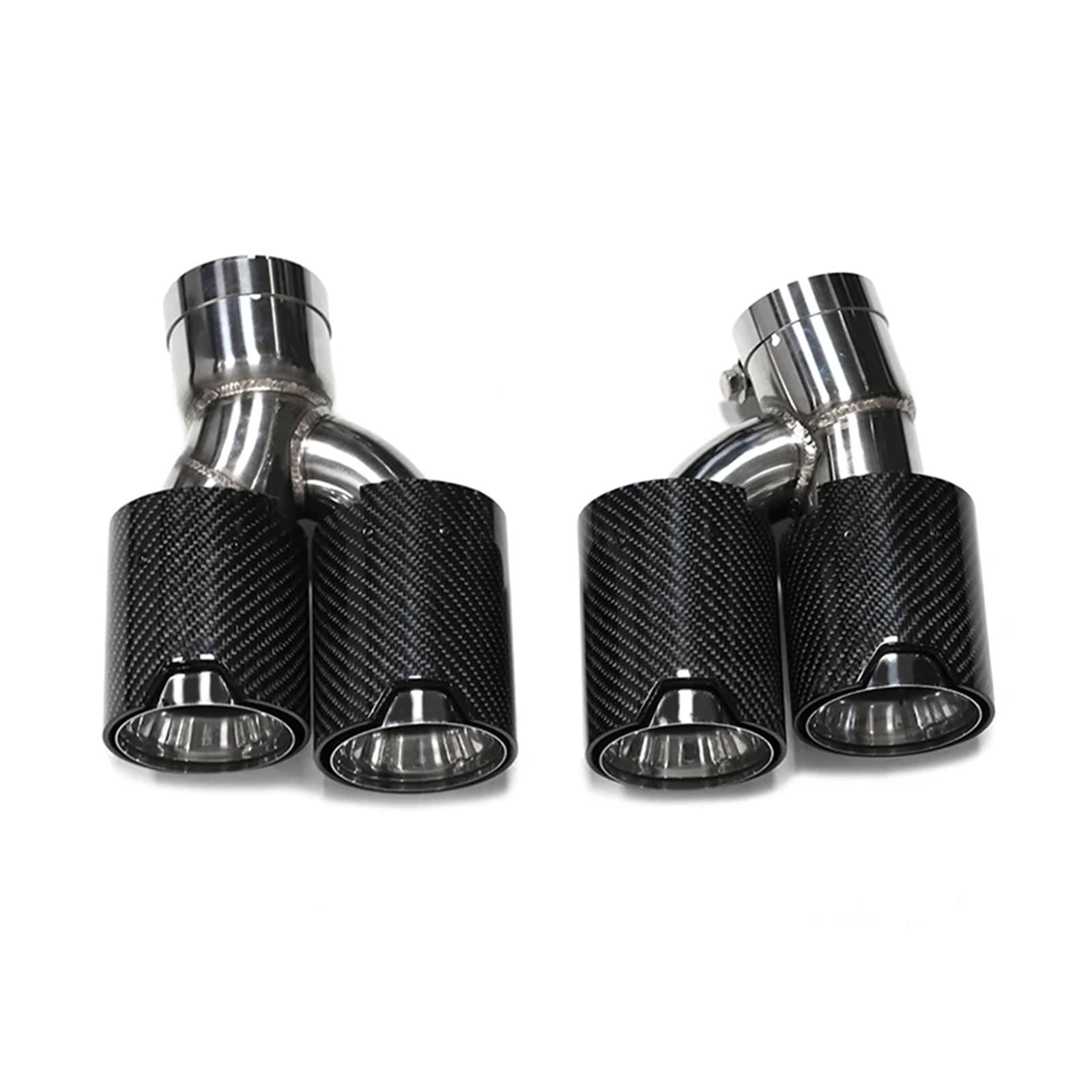 Endrohrblenden Quad-Auto-Auspuffblende Für G30 G31 535i 528i 530i 2018+ Für M5-Look Schalldämpferblende Düse Endrohr Auspuffanlage Spitzen Auspuff Endrohr(C F E) von DZSNBMSHD