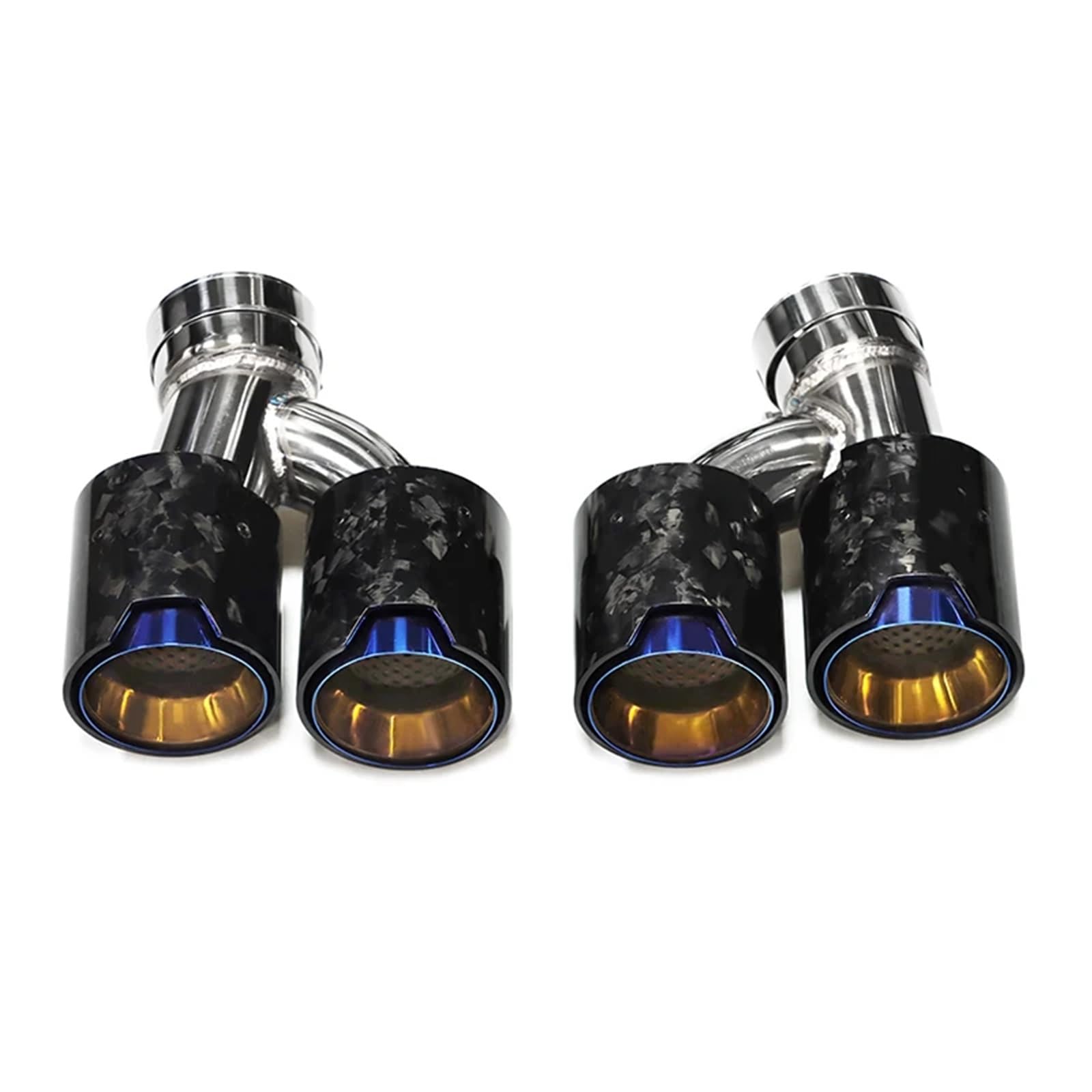 Endrohrblenden Quad-Auto-Auspuffblende Für G30 G31 535i 528i 530i 2018+ Für M5-Look Schalldämpferblende Düse Endrohr Auspuffanlage Spitzen Auspuff Endrohr(C F F) von DZSNBMSHD