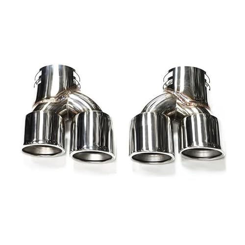 Endrohrblenden Quad-Auto-Auspuffspitze Für G22 G23 G26 2019 2020 2021 2022 2023 Schalldämpferspitze Auspuffanlage Düse Endrohr Auspuff Endrohr(Silber) von DZSNBMSHD