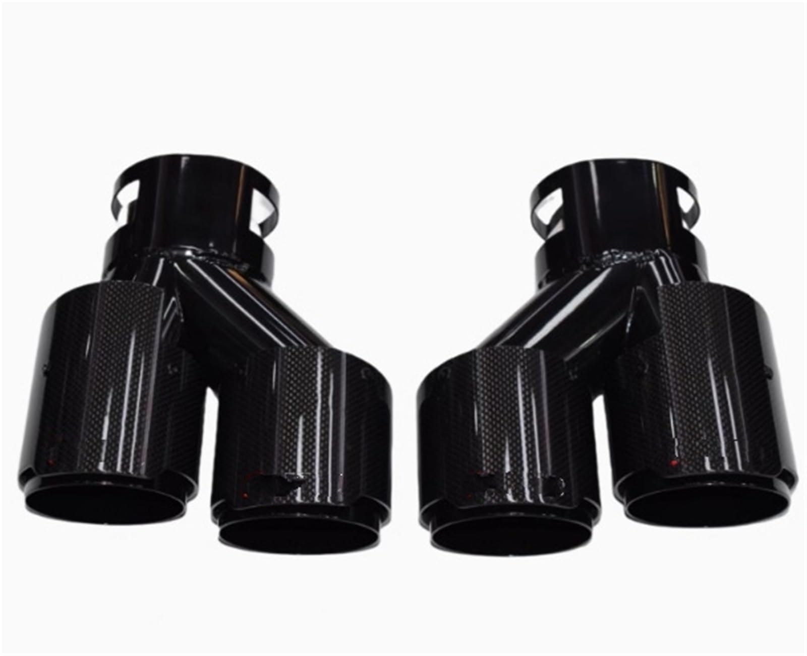 Endrohrblenden Quad Auto Carbon Fiber Auspuff Endrohr Für G22 G23 G26 Für M440i 2019 + Auspuff Schalldämpfer Spitze Düse Auspuff Endrohr(Carbon D) von DZSNBMSHD