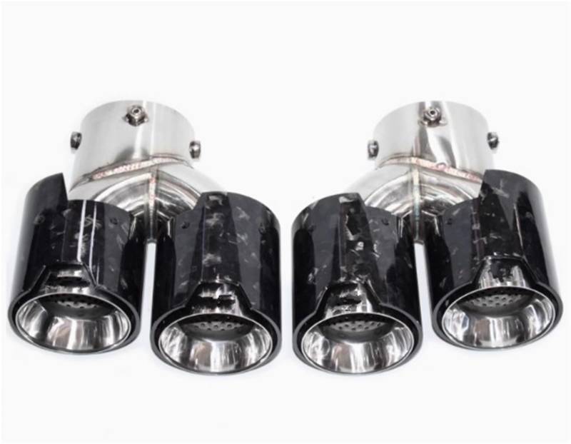 Endrohrblenden Quad Auto Carbon Fiber Auspuff Endrohr Für G22 G23 G26 Für M440i 2019 + Auspuff Schalldämpfer Spitze Düse Auspuff Endrohr(Carbon E) von DZSNBMSHD