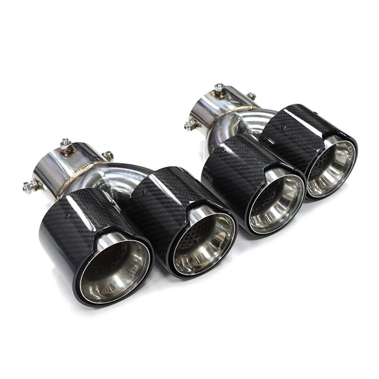 Endrohrblenden Quad Carbon Fiber Auspuff Tipp Für G20 G21 Für M340i Für M240i G42 Für M440i Auspuff Schalldämpfer Spitze Endrohr Auspuff System Auspuff Endrohr(Carbon G) von DZSNBMSHD
