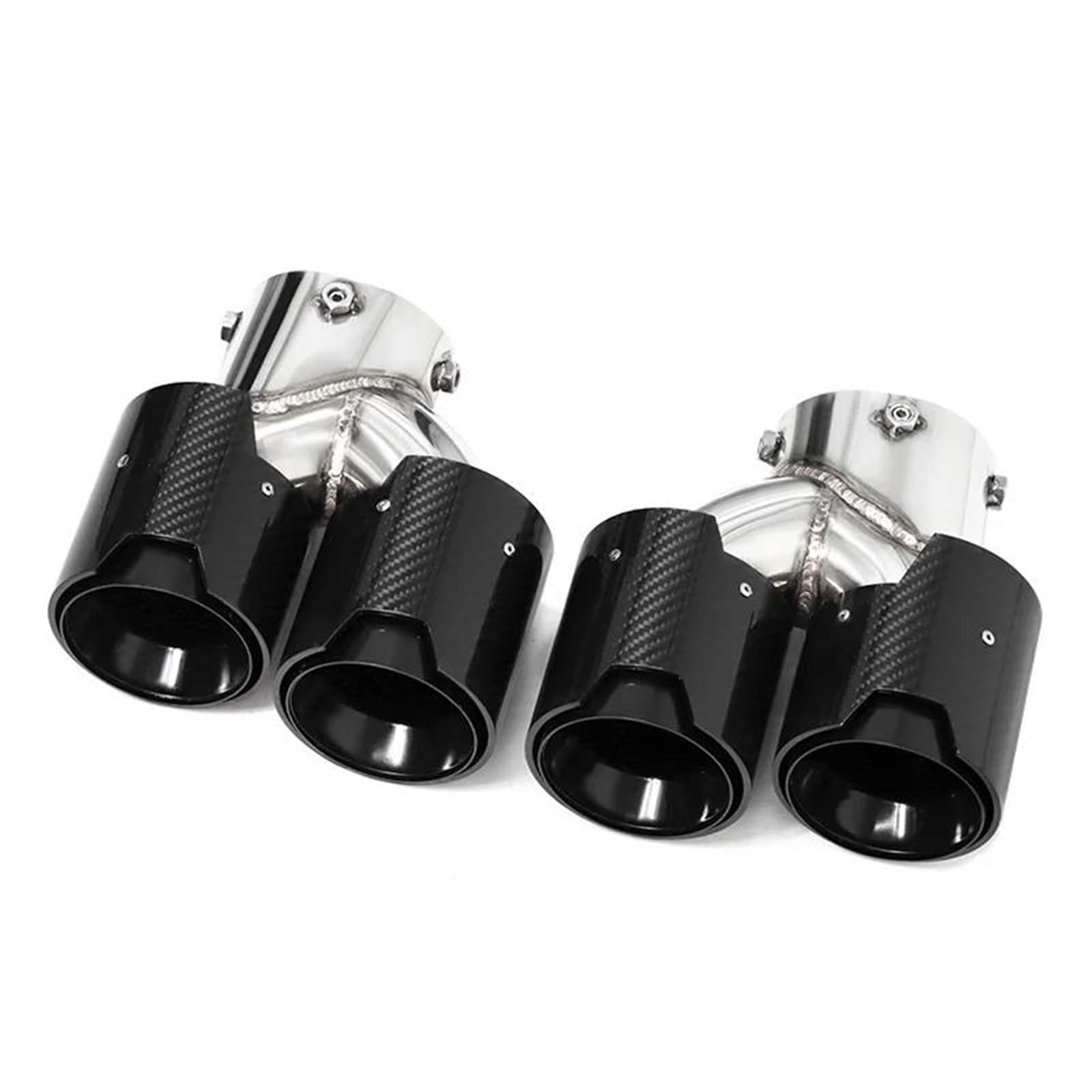 Endrohrblenden Quad Carbon Fiber Auspuff Tipp Für G20 G21 Für M340i Für M240i G42 Für M440i Auspuff Schalldämpfer Spitze Endrohr Auspuff System Auspuff Endrohr(Carbon H) von DZSNBMSHD