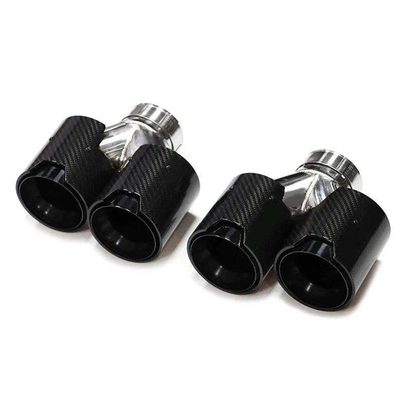 Endrohrblenden Quad Carbon Fiber Auspuffblende Für F10 F11 535d 535i 640i 640d Bis Für G30 G31 Auto Auspuffanlage Düse Endrohr Auspuff Endrohr(Carbon A) von DZSNBMSHD