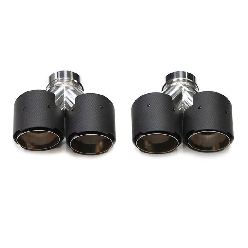 Endrohrblenden Quad Carbon Fiber Auspuffblende Für F10 F11 535d 535i 640i 640d Bis Für G30 G31 Auto Auspuffanlage Düse Endrohr Auspuff Endrohr(Carbon B) von DZSNBMSHD