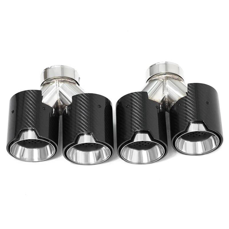 Endrohrblenden Quad Carbon Fiber Auspuffblende Für F10 F11 535d 535i 640i 640d Bis Für G30 G31 Auto Auspuffanlage Düse Endrohr Auspuff Endrohr(Carbon C) von DZSNBMSHD