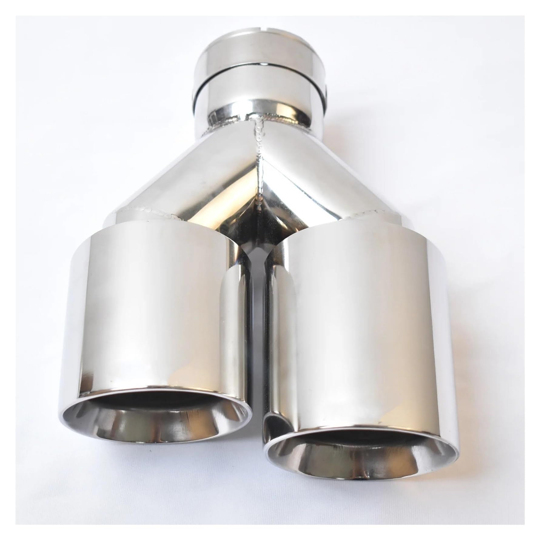 Endrohrblenden Setrs Dual Auto Zubehör Modifikation Edelstahl Universal Automobil Auspuffrohr Doppel Schalldämpfer Spitze Für Toyota Auspuff Endrohr(ID 60 OD 101 MM) von DZSNBMSHD