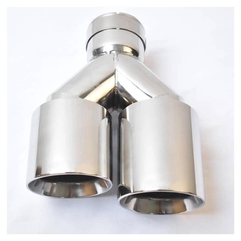 Endrohrblenden Setrs Dual Auto Zubehör Modifikation Edelstahl Universal Automobil Auspuffrohr Doppel Schalldämpfer Spitze Für Toyota Auspuff Endrohr(ID 60 OD 101 MM) von DZSNBMSHD