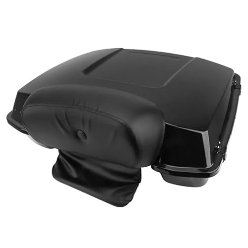 Gepäckträger hinten ABS-Kunststoff-Motorrad-Topcase Mit Gepäckträger-Kofferraummontagesatz Für Tour Pak Für Street Electra Glide 1997-2013 Motorrad Hinten Gepäckträger von DZSQEGBX