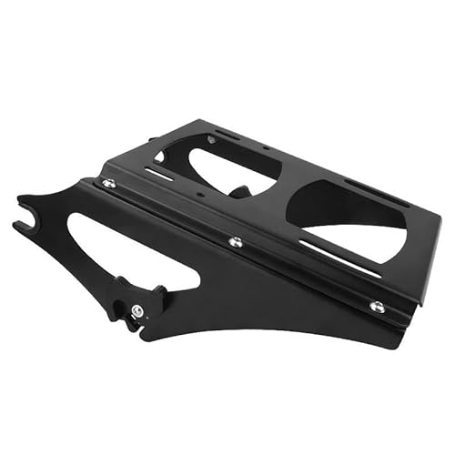 Gepäckträger hinten Abnehmbare Motorrad-Tour-Pack-Montage, Gepäckträger-Docking-Hardware Für Touring Road Für Street Glide, Für Road King 2014–2021 Motorrad Hinten Gepäckträger(Schwarz) von DZSQEGBX