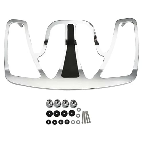 Gepäckträger hinten Für Goldwing GL 1800 2001-2017 Motorrad Hinten Gepäck Rack Montage Halterung Gepäck Stehen Motorrad Hinten Gepäckträger(Chrome) von DZSQEGBX