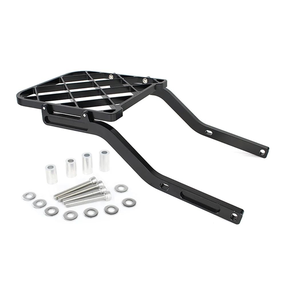 Gepäckträger hinten Für Grom 125 MSX125 2022 2023 2024 Motorrad-Hintergepäckträger Frachtaufbewahrung Hecktaschenträger Hintere Stützablage Motorrad Hinten Gepäckträger(Schwarz) von DZSQEGBX