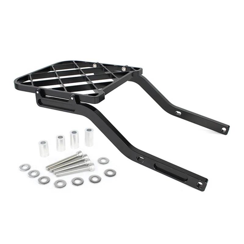 Gepäckträger hinten Für Grom 125 MSX125 2022 2023 2024 Motorrad-Hintergepäckträger Frachtaufbewahrung Hecktaschenträger Hintere Stützablage Motorrad Hinten Gepäckträger(Schwarz) von DZSQEGBX