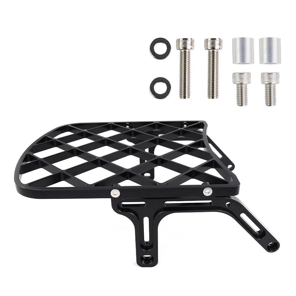 Gepäckträger hinten Für Suzuki Für DR650 1996-2023 2024 Gepäckträger Gepäckträgerhalterung Rückenlehne Regalhalter Motorradgepäckhalter Halterung Motorrad Hinten Gepäckträger(Schwarz) von DZSQEGBX