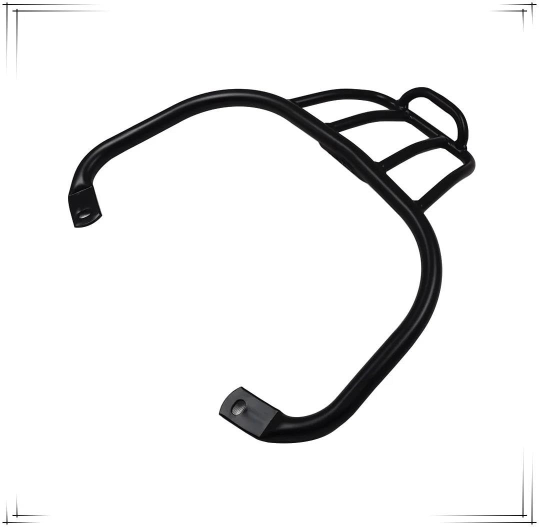 Gepäckträger hinten Für Vespa Für GTS300 GTS250 GTV300 Motorrad Armlehne Sport Schwarz Chrom Hinten Gepäck Rack Tasche Unterstützung Halter Halterung Motorrad Hinten Gepäckträger(Schwarz) von DZSQEGBX