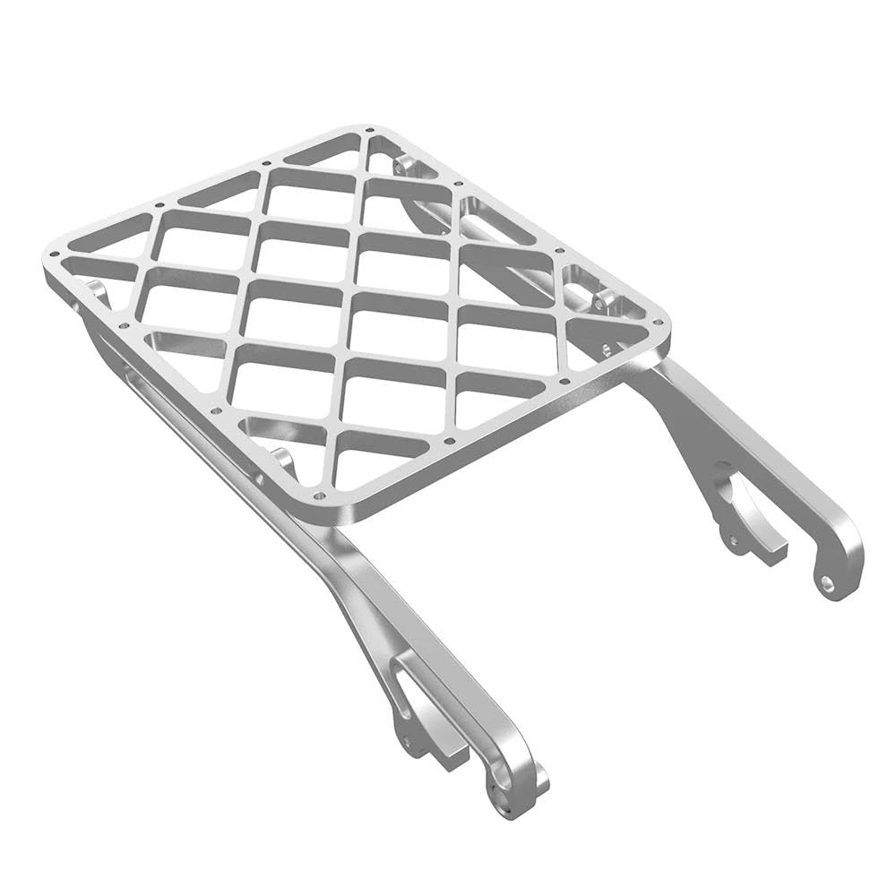 Gepäckträger hinten Für WR 450F 250F 2007-2015 Motorrad Hinten Gepäck Rack Halter Fracht Halterung Tailrack Kit Motorrad Hinten Gepäckträger(Silber) von DZSQEGBX