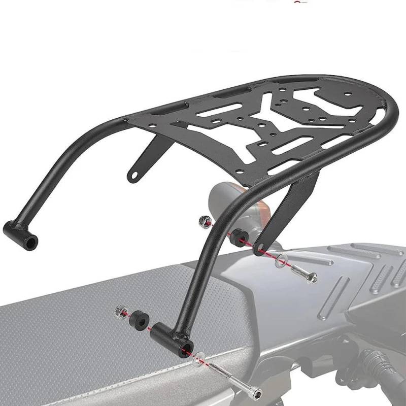 Gepäckträger hinten Für XT250 2008-2023 Gepäckträger Hinten Gepäckträger Hinten Heckaufbewahrungsträger Fracht Enduro Gepäckträger Motorradzubehör Motorrad Hinten Gepäckträger von DZSQEGBX