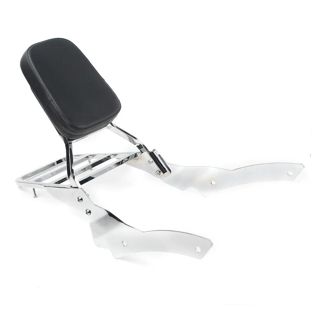 Gepäckträger hinten Motorrad-Beifahrer-Rückenlehne Sissy Bar Mit Gepäckträgerpolster Für Drag Für Star Für V-Star 400 650 Custom 1996-2011 Motorrad Hinten Gepäckträger Gepäckträger hinten Motorrad-Beifahrer-Rückenlehne Sissy Bar Mit Gepäckträgerpolster Für Drag Für Star Für V-Star 400 650 Custom 1996-2011 Motorrad Hinten Gepäckträger von DZSQEGBX
