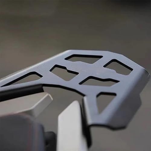Gepäckträger hinten Motorrad Chrom Schwarz Gepäck Rack Unterstützung Regal Solo Sitz Für Italjet Für Dragster 200 / 250i / 125/400 Motorrad Hinten Gepäckträger von DZSQEGBX