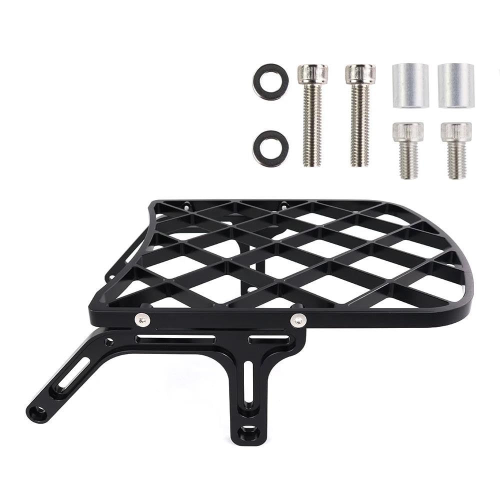 Gepäckträger hinten Motorrad Gepäck Halter Halterung Für Suzuki DR650 1996-2023 2024 DR 650 Rack Fracht Rack Montieren Rückenlehne Regal Halter Motorrad Hinten Gepäckträger(Schwarz) von DZSQEGBX