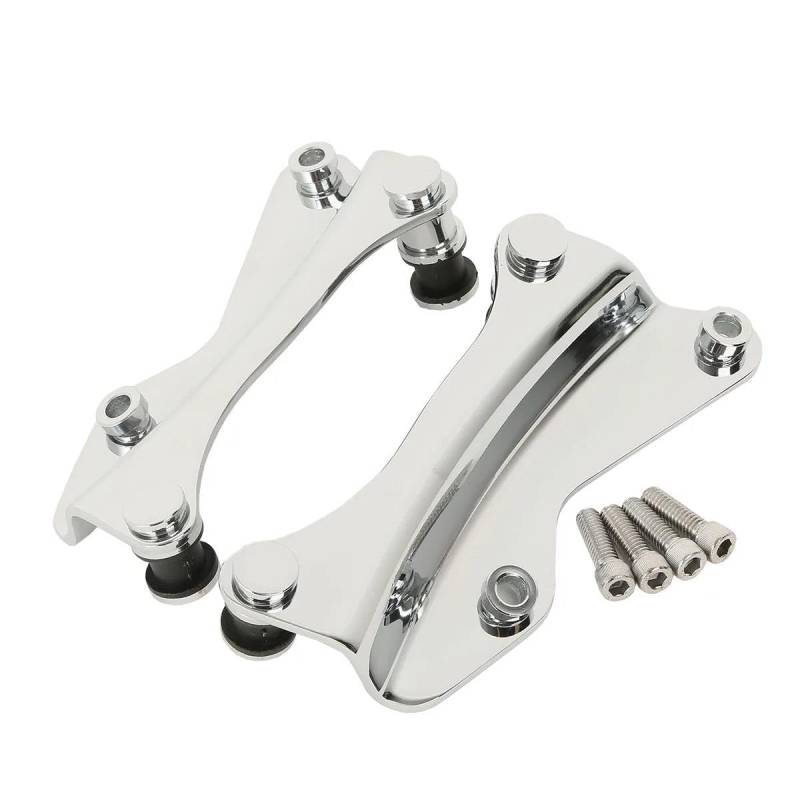 Gepäckträger hinten Motorrad Two Up Tour Pack Gepäckträger Für Für Touring Road King Für Road Glide Für Street Glide 2014-2023 2019 Motorrad Hinten Gepäckträger(Chrome Docking) von DZSQEGBX