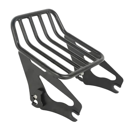 Gepäckträger hinten Motorrad Zwei Up Gepäck Rack Für Touring FLHR FLHRC FLHT Für Road King Für Straße Electra Glide 2009-2020 Motorrad Hinten Gepäckträger(Schwarz) von DZSQEGBX