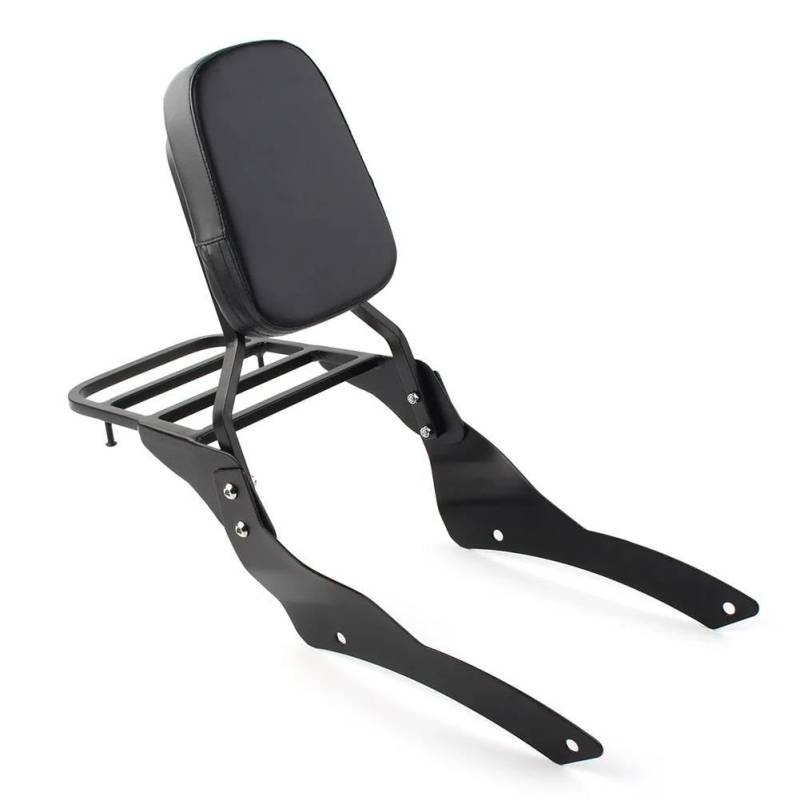 Gepäckträger hinten Motorradzubehör Rückenlehne Sissy Bar Gepäckträger Für V Star XVS 400 650 Classic 1998-2022 Motorrad Hinten Gepäckträger von DZSQEGBX
