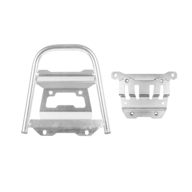 Gepäckträger hinten Packtaschen Top Case Gepäckträger Für XL750 Für Transalp XL 750 2023 2024 Motorrad Satteltasche Edelstahlhalterung Motorrad Hinten Gepäckträger(Silver Top Rack) von DZSQEGBX