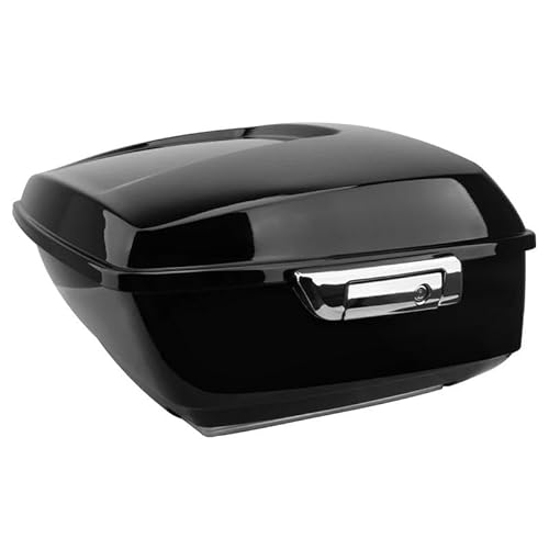 Gepäckträger hinten Schwarzer Motorrad-Kofferraumträger Chopped Pack + Rückenlehnenpolsterhalterung, Hinteres Kofferkissen, Gepäck Für Tour Pak Für Touring 2014-2021 Motorrad Hinten Gepäckträger Gepäckträger hinten Schwarzer Motorrad-Kofferraumträger Chopped Pack + Rückenlehnenpolsterhalterung, Hinteres Kofferkissen, Gepäck Für Tour Pak Für Touring 2014-2021 Motorrad Hinten Gepäckträger von DZSQEGBX
