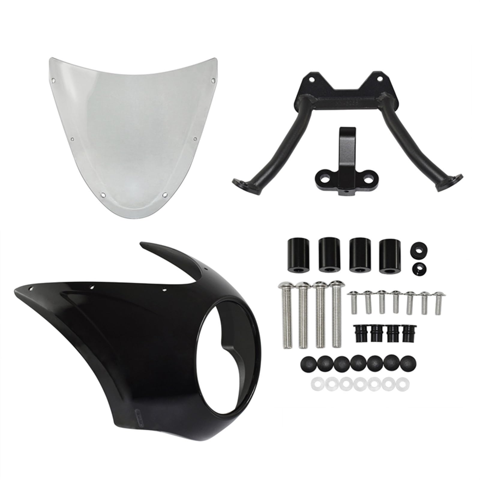 Front Dome Headlight Windscreen Windshield Headlamp Fairing Cover for for R18 2020-2022 Windschild Windabwei(Light Smoke 2) von DZSQWETYU