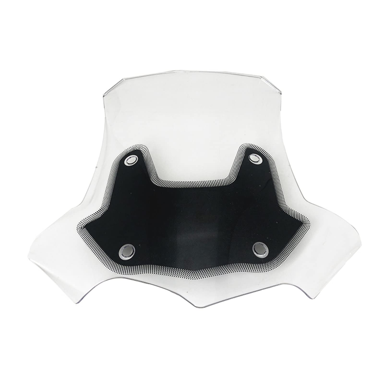 Für F850GS Für Adventure Motorrad Windschutzscheibe Windschutz Deflektor Schutz Windschild Windabwei(Transparent) von DZSQWETYU
