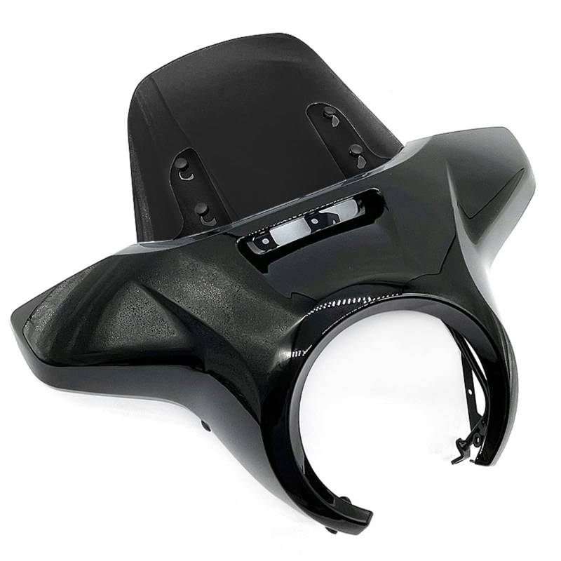 Für Rebel Für CM1100 Für CMX1100 2021-2023 Frontscheibe Motorrad Scheinwerfer Verkleidung Windschild Windabwei(Gloss Black-C) von DZSQWETYU