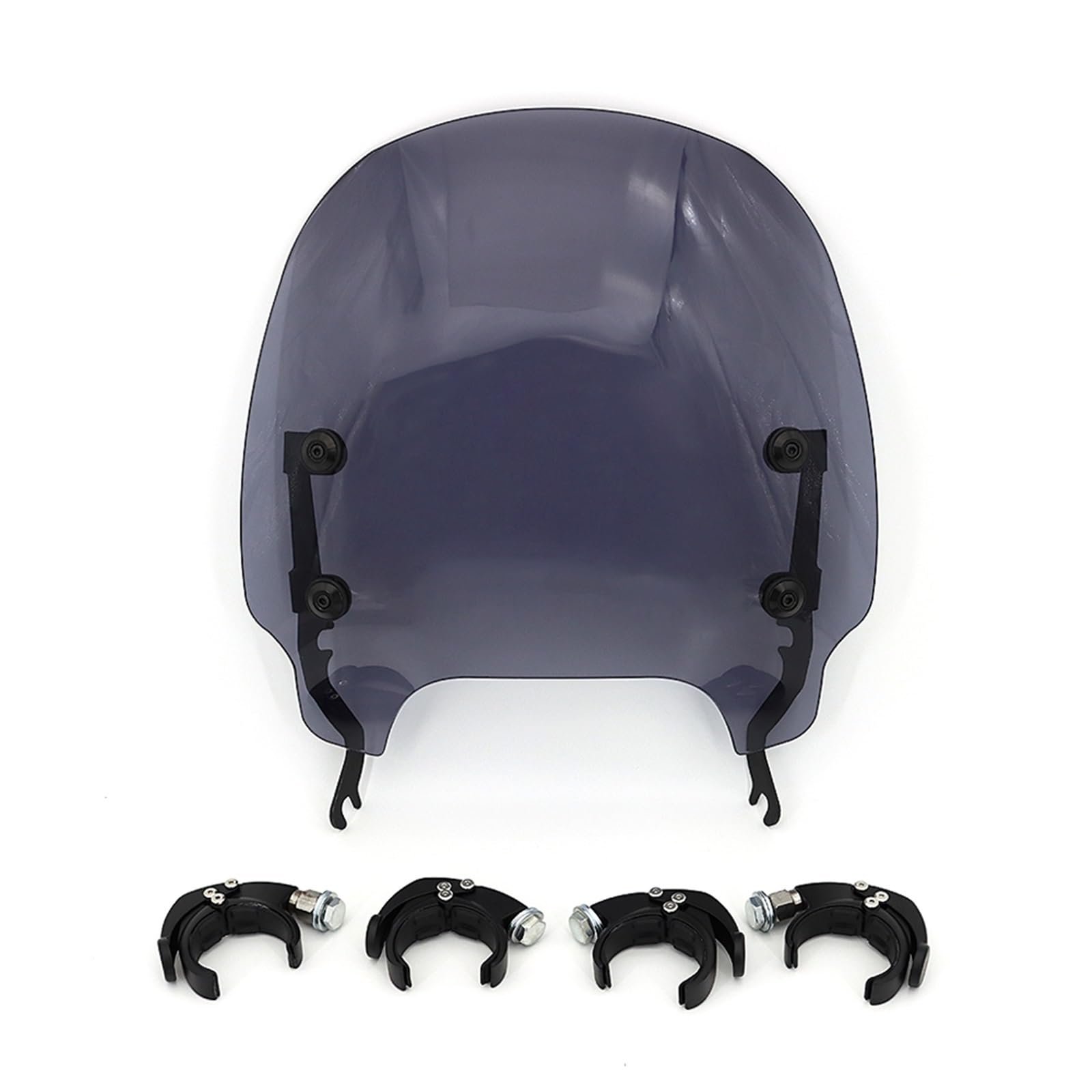 Für Sportster Für S 1250 Für RH1250 2021 2022 Motorrad Schnellspanner Windschutzscheibe Windschild Windabwei(Dark Purple Set) von DZSQWETYU
