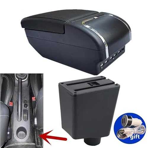Mittelarmlehne Armlehne Für Captur Für Clio III Auto Armlehne Box Zubehör Lagerung Teile Gewidmet Innen Nachrüstung Aufbewahrungskonsole(Style H1) von DZSQWETYU