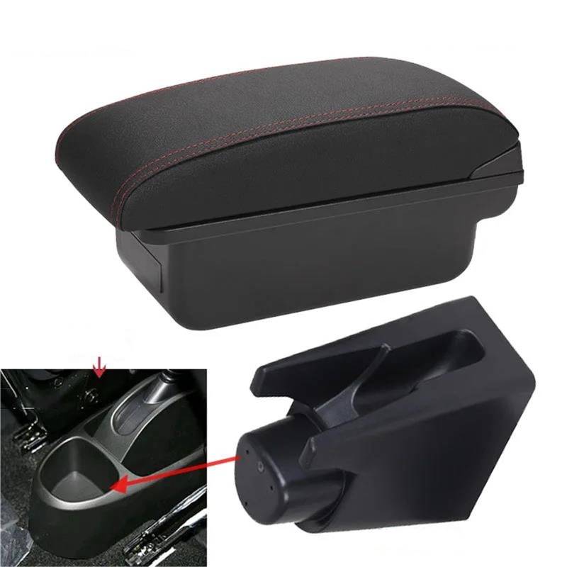Mittelarmlehne Armlehne Für Peugeot Für 107 Für Citroen Für C1 Toyota Für Etios Für Aygo BJ Armlehnenbox Car Store Box Aufbewahrungskonsole(Style C1) von DZSQWETYU