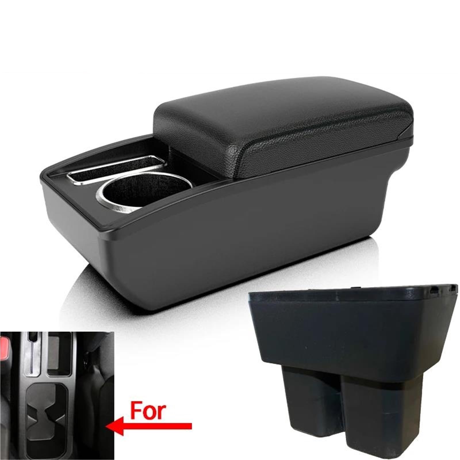 Mittelarmlehne Armlehne Für Suzuki Für Jimny JB74 2018-2024 Auto Armlehne Box Nachrüstung Aufbewahrungsbox Innenraum Autozubehör Aufbewahrungskonsole(Style A2) von DZSQWETYU