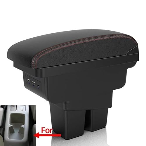 Mittelarmlehne Armlehne Für Suzuki Für Jimny JB74 2018-2024 Auto Armlehne Box Teile Aufbewahrungsbox Innenraum Autozubehör Aufbewahrungskonsole(Style B1) von DZSQWETYU