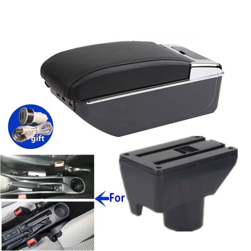 Mittelarmlehne Armlehne Für TOYOTA Für Yaris Für Vitz Auto Armlehne Box Innen Retrofit Center Storage Box Auto Zubehör Aufbewahrungskonsole(Style C1) von DZSQWETYU