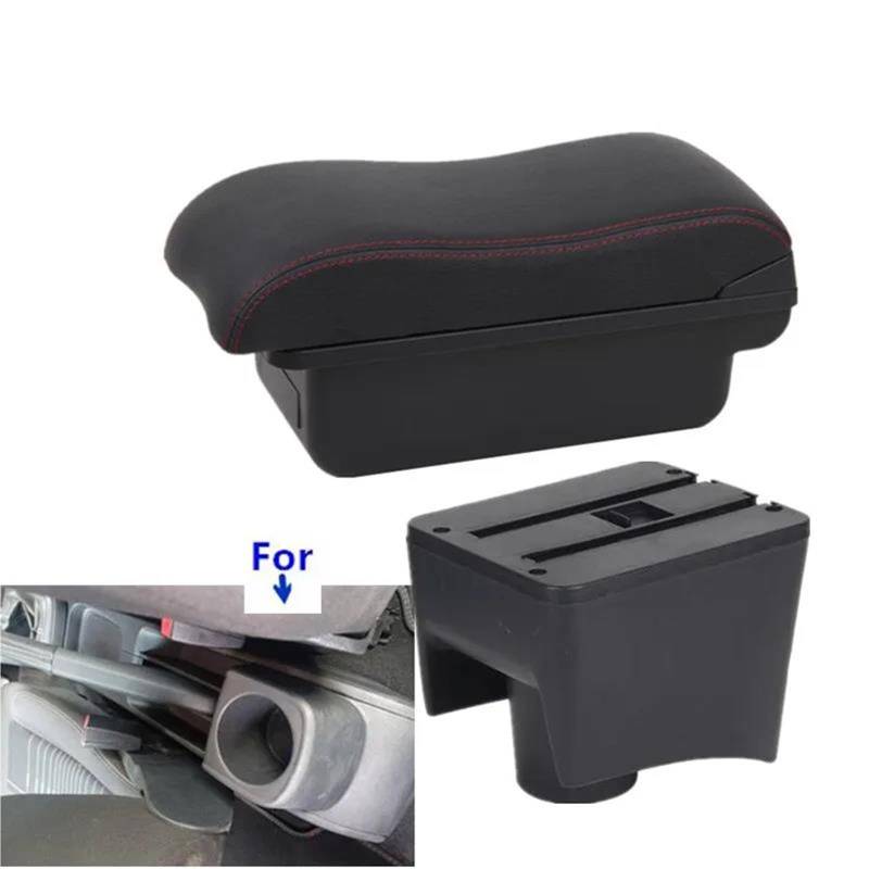 Mittelarmlehne Armlehne Für VW Für Polo Für Mk5 6R Für Vento 2010-2018 Auto Armlehne Box Center Storage Box Auto Nachrüstung Aufbewahrungskonsole(Style A5) von DZSQWETYU
