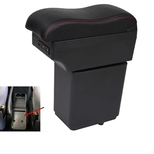 Mittelarmlehne Armlehne Retrofit Teile Für Citroen Für Berlingo Für Peugeot Für Partner Für Tepee Auto Armlehne Storage Box USB Aufbewahrungskonsole(Style C5) von DZSQWETYU