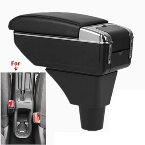 Mittelarmlehne Armlehnenbox Für Citroen Für C3 C4 Auto Armlehnenbox Aufbewahrungsbox Innenraum Nachrüstteile Autozubehör Aufbewahrungskonsole(Style D3) von DZSQWETYU