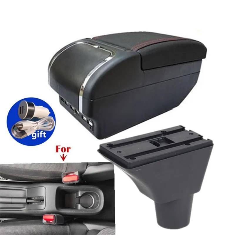 Mittelarmlehne Armlehnenbox Für Citroen Für C3 C4 Auto Armlehnenbox Aufbewahrungsbox Innenraum Nachrüstteile Autozubehör Aufbewahrungskonsole(Style E2) von DZSQWETYU