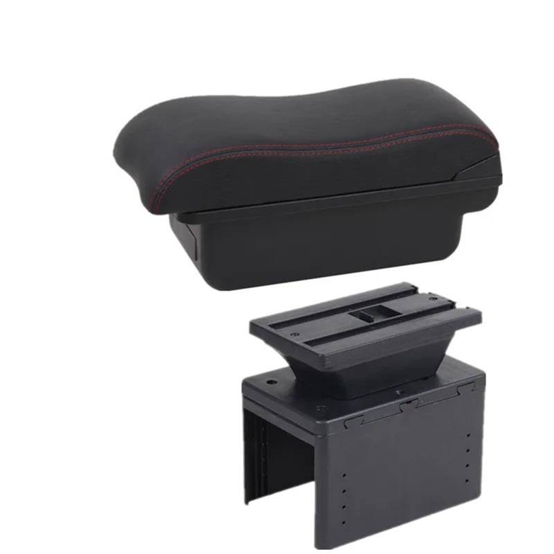 Mittelarmlehne Armlehnenbox Für Fiat Für Grande Punto Auto-Armlehnenbox Zentrale Aufbewahrungsbox Innenraum-Nachrüstzubehör Aufbewahrungskonsole(Style A5) von DZSQWETYU