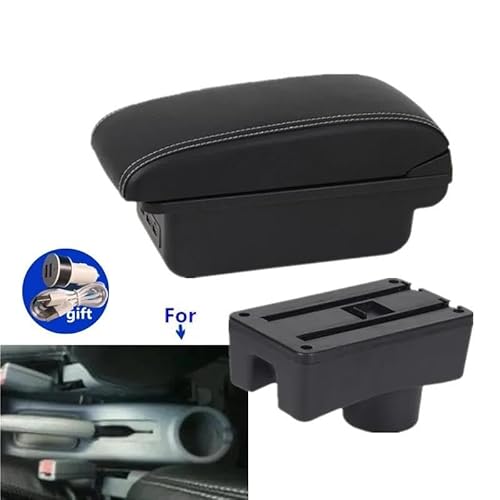 Mittelarmlehne Armlehnenbox Für Hyundai Für Accent Für Tagaz Auto Armlehnenbox Innenteile Center Storage Box Zubehör Aufbewahrungskonsole(Style B3) von DZSQWETYU