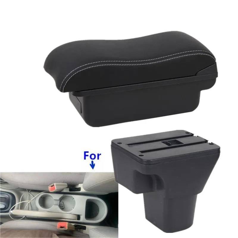 Mittelarmlehne Armlehnenbox Für Hyundai Für Accent Für Verna Auto-Armlehnenbox Zentrale Aufbewahrungsbox Nachrüst-Autozubehör Aufbewahrungskonsole(Style A10) von DZSQWETYU