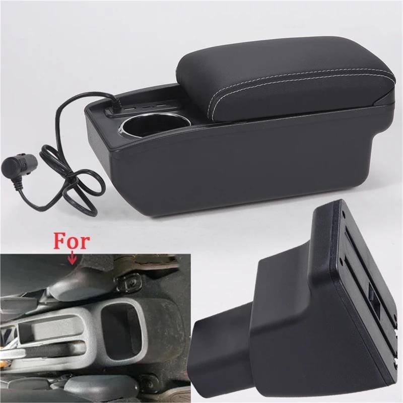 Mittelarmlehne Armlehnenbox Für Hyundai Für I10 Auto-Armlehne Zentrale Aufbewahrungsbox Innenraum Spezielle Teile Autozubehör Aufbewahrungskonsole(Style A3) von DZSQWETYU