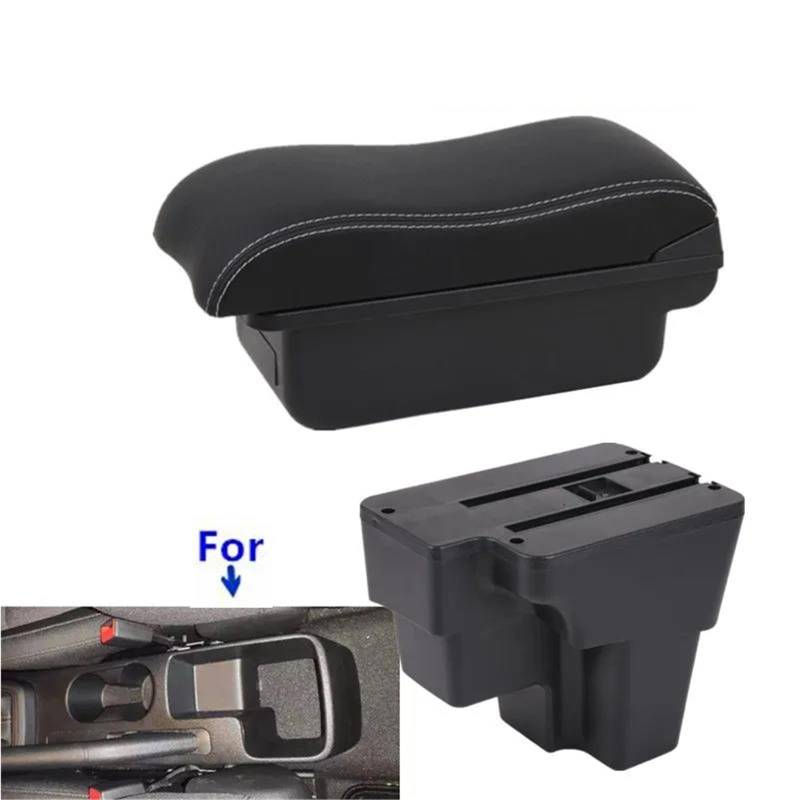 Mittelarmlehne Armlehnenbox Für Kia Für Stonic Für Rio Lx 2015-2024 Armlehnenbox Nachrüstung Autoaufbewahrung Autozubehör Aufbewahrungskonsole(Style A6) von DZSQWETYU